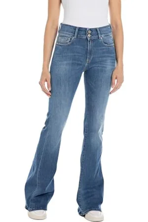 Replay Damskie dżinsy skinny Flare Fit New Luz Flare, , 30W / 30L