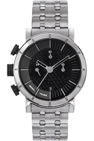 Breil Zegarek dla mężczyzn model Lil Tribe ze stalowym paskiem, Chrono Quartz ruch, , Eine Größe, Bransoletka