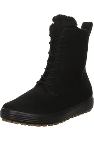 Ecco Damskie miękkie 7 Tred 450423 czarne buty ze skóry nubukowej 10-10,5 US