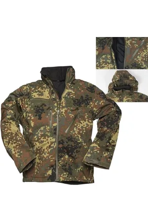 Mil-tec Męska kurtka softshell SCU 14 Flecktarn