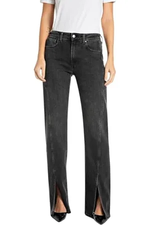 Replay Damskie dżinsy Straight Fit Perlie, , 27W / 36L