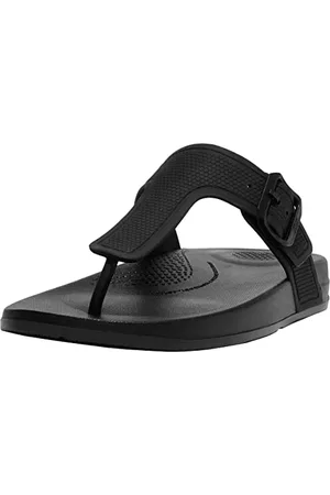FitFlop Damskie klapki z regulowaną klamrą IquLeishouer Płaskie sandały, , 40 EU