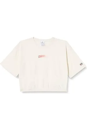 Champion Legacy American Heritage G - Logo Oversized S/S Crewneck T-Shirt, Jasny Szary, 15-16 Lat Dziewczyny i Dziewczyny SS24