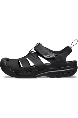 Crocs Yukon Fisherman sandały chłopięce, czarny, 37/38 EU