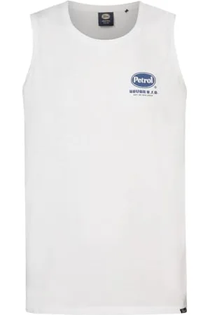 Petrol Industries INDUSTRIES Men Singlet R-Neck M-1040-SLR750; Kolor: Bright White; Rozmiar: XXL, , XXL