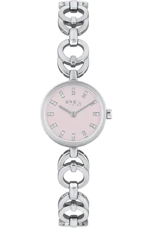 Breil Zegarek damski z kolekcji Type, zegarek damski o eleganckim designie, z mechanizmem kwarcowym TMI VJ20, wodoodporność do 3 ATM, , talla única, bransoletka