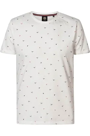 Petrol Industries INDUSTRIES Men T-Shirt SS AOP M-1040-TSR687; Kolor: Bright White; Rozmiar: S, , S