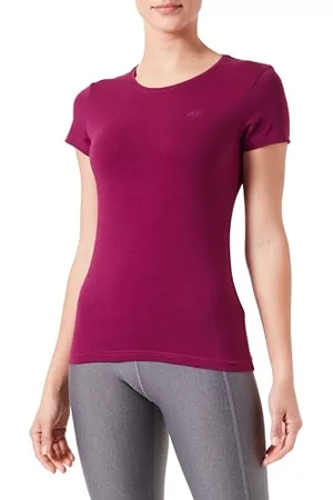 4F Tshirt F1161 Violet M dla kobiet, , M