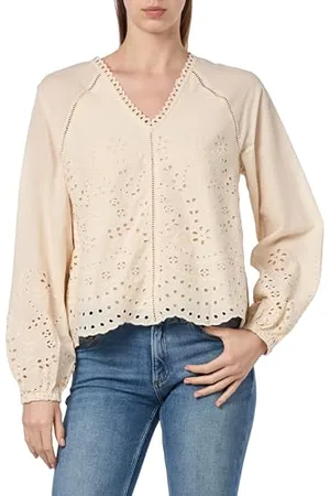 Y.A.S Y.A.S luma Ls V-Neck Top S. Noos, , S