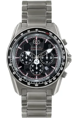 Breil Abarth 695 TW1933 męski chronograf z tytanu w kolorze szaro-czarnym, 43 mm, wodoszczelność: 10 barów, , Einheitsgröße, bransoletka
