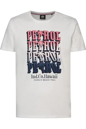 Petrol Industries INDUSTRIES Men T-Shirt SS Classic Print M-1040-TSR666; Kolor: Bright White; Rozmiar: M, , M