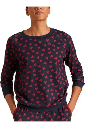 Calida Favourites Holidays damska koszulka z długim rękawem, ciemna Lapis Blue, , 36-38