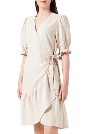 Y.A.S Y.A.S flaxy Ss Wrap Dress Noos, , S