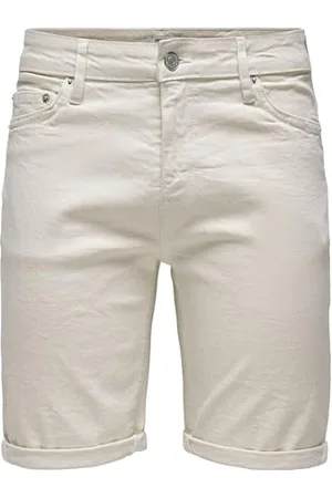 Only & Sons ONSPLY Ecru 9296 AZG DNM szorty, , M