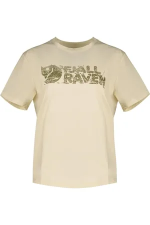 Fjällräven 14600165-113 Lush Logo T-Shirt W T-Shirt damski Chalk White rozmiar XL, , XL