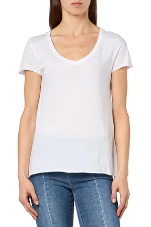 Champion Legacy Minimalist Resort W - Regular S/S V-Neck T-Shirt, , M Damski SS24, , M