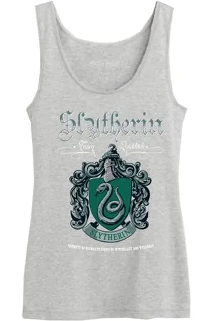 Harry Potter "Slytherin Logo" WOHAPOMTK016 damski tank top, melanż szary, rozmiar M, , M