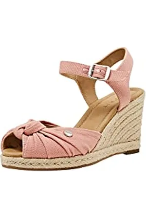 ESPRIT Sandały klinowe, Dark Old Pink, 41 EU