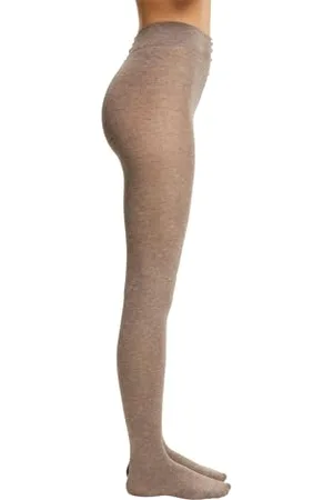 ESPRIT Kobiety Rajstopy Plain W TI Bawełna Wełna grube jednokolorowe 1 Para, , 40-42