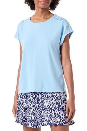 ONLY ONLTHEA Life S/S LACE Mix Top JRS, , S