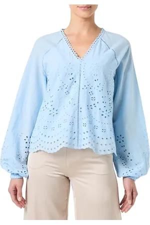 Y.A.S Y.A.S luma Ls V-Neck Top S. Noos, , XS