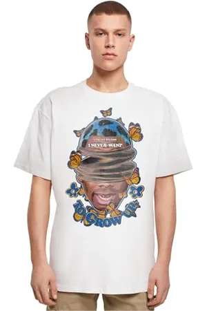 Mister Tee Upscale Unisex T-Shirt Grow Up Oversize Tee, uniseks, t-shirt z nadrukiem, oversized fit, bawełna – koszulka z nadrukiem, koszulka z grafiką, , 3XL