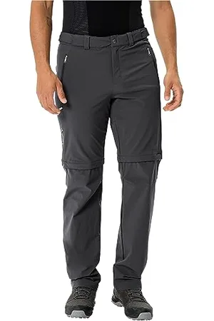Vaude Męskie spodnie trekkingowe Farley Stretch T-Zip Pants III, wodoodporne spodnie trekkingowe z zamkiem błyskawicznym, oddychające spodnie trekkingowe ze ściągaczem, wygodne i szybkoschnące