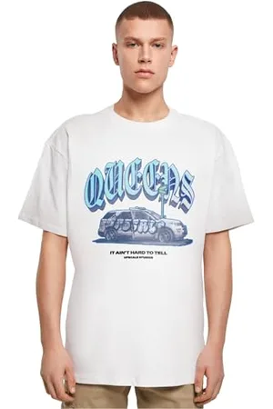 Mister Tee Upscale T-shirt unisex Queens Oversize Tee, t-shirt z nadrukiem, oversized fit, bawełna – koszulka z nadrukiem, koszulka z grafiką, , S
