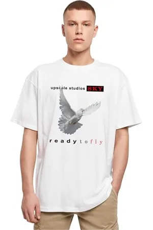 Mister Tee Upscale T-Shirt Ready to Fly Oversize Tee, uniseks, z nadrukiem, oversized fit, bawełna – koszulka z nadrukiem, koszulka z grafiką, , M