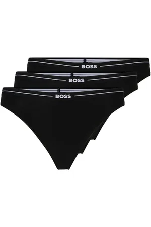 HUGO BOSS Damskie figi 3P, czarne 1, XXXL, , 3XL