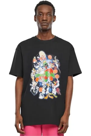 Mister Tee Upscale Męski T-shirt Space Jam Teamwork Oversize, nadruk dla mężczyzn, oversized fit, streetwear, , XXL