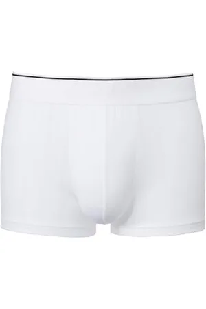 Calida Pure & Style bokserki męskie, z męskimi ściągaczami, oddychające, szybkoschnące i hamujące zapachy, biały, 50