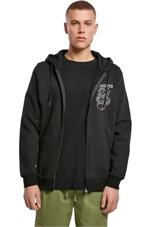 Mister Tee Męska bluza z kapturem Dragons Never Die Heavy Zip Hoody, , 4XL