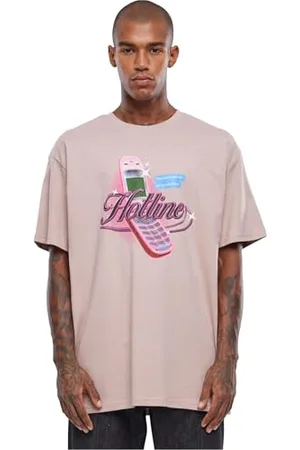Mister Tee Koszulka unisex Hotline Oversize Tee, koszulka z nadrukiem, oversized fit, bawełna – koszulka z nadrukiem, koszulka z grafiką, , L