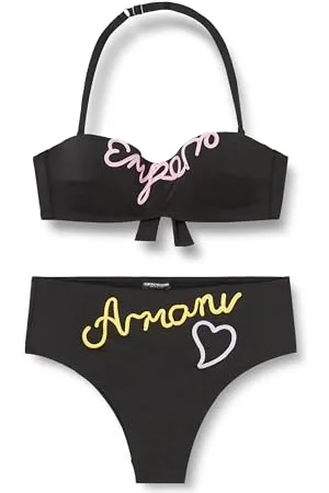 Emporio Armani Zestawy bikini z napisem "Band & High Brief Emrboidery", , XL