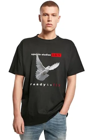 Mister Tee Upscale T-Shirt Ready to Fly Oversize Tee, uniseks, z nadrukiem, oversized fit, bawełna – koszulka z nadrukiem, koszulka z grafiką, , 5XL