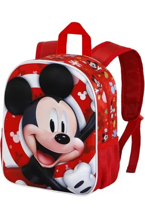 Disney Myszka Miki Twirl -Mały Plecak 3D, Czerwony, 26 x 31 cm, Pojemność 8,5 L