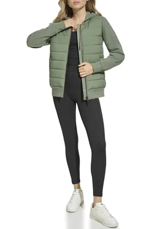 DKNY Damska hybrydowa kurtka wierzchnia Cotton Lightweight, , M