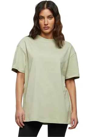 Build Your Brand Damska koszulka damska Oversized Boyfriend Tee, luźny T-shirt dla kobiet o wyglądzie oversize, bawełna, rozmiary XS - 5XL, , 4XL