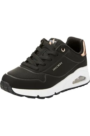 Skechers Street Girls Sneakersy, czarne syntetyczne/wykończenia, rozmiar 38, , 32 EU