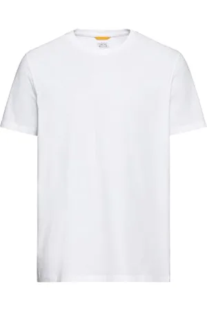 Camel Active Męski Basic T-shirt z krótkim rękawem z okrągłym dekoltem, , S