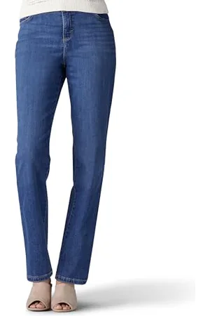 Lee Damskie klasyczne proste nogawki: De Corte Clásico Con Pierna Recta..الالالاللاللالااالاااالاااااال-ل-ل-ل-ل-ل-classic, classic Fit Monroe Jeans Mit Geradem Bein, , 42-Kr�tki
