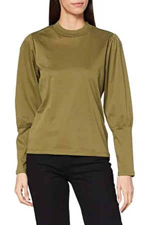 Scotch&Soda Damski bawełniany top z falbanką t-shirt