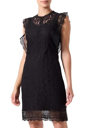 ONLY Onlnew KARO Life SL LACE Dress WVN, , S