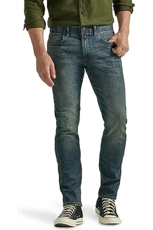 Lee Męskie dżinsy z nowoczesną serią Extreme Motion Slim Straight Leg, , 36W / 34L