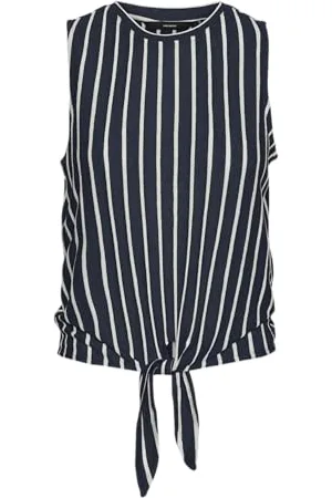 VERO MODA Vmlana Sl Crop JRS Ga Top damski, , XS