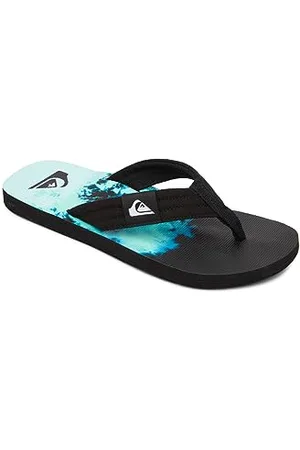Quiksilver Męskie klapki Molokai Layback Flip-Flop, czarny - - 32 EU