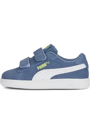 PUMA Smash 3.0 SD V Inf, Trampki Unisex dla dzieci, Deep Dive White Lily Pad, 20 EU