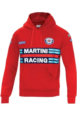 Sparco Martini Racing Unisex Dorosły Bluza, Czerwony, Standardowy, , XL