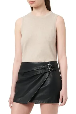 ONLY Damska spódnica skórzana Onlalba Faux Leather Skirt Cc OTW, , M